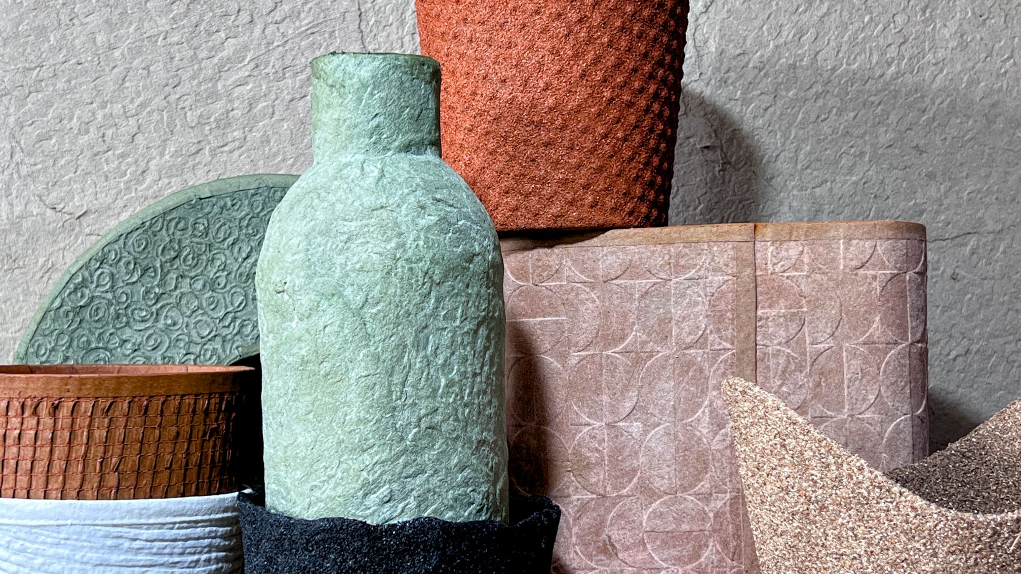 Handmade recycled paper pottery shop